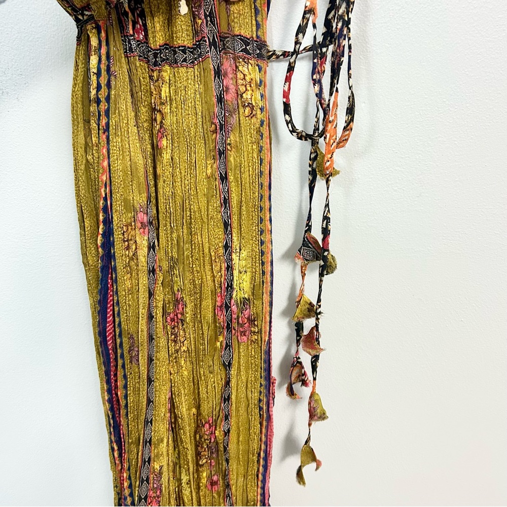 BHANUNI BY JYOTI 🍋 Citron Maxi Dress - Size S - Picture 7 of 10
